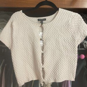 Kendall & Kylie Pucker Stitch Cardigan